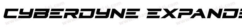 Cyberdyne Expanded Italic Expanded字体转换